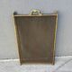 Antique fireplace screen from the 19th century, Napoleon III spark guard.