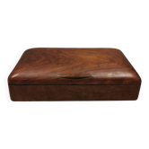 Boîte à souvenirs en bois pour ranger des bijoux, des cigarettes ou des objets similaires.