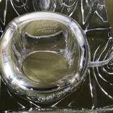 Sevres crystal ice bucket with mark below