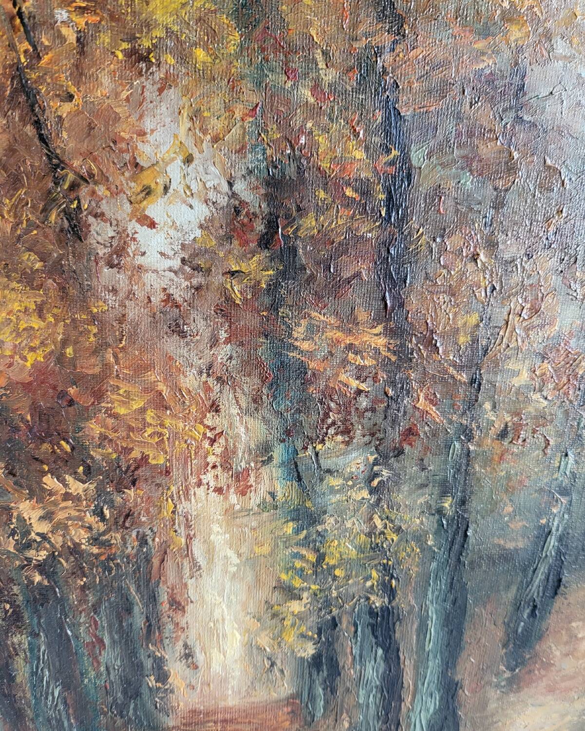 Oil on Panel B. RABEL Autumn Landscape