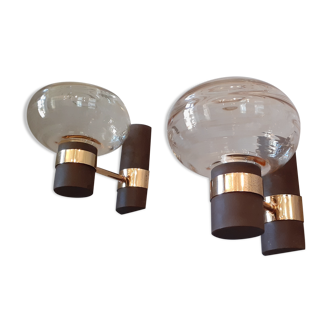 Pair of 70s sconces