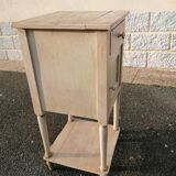 Table chevet relookée shabby