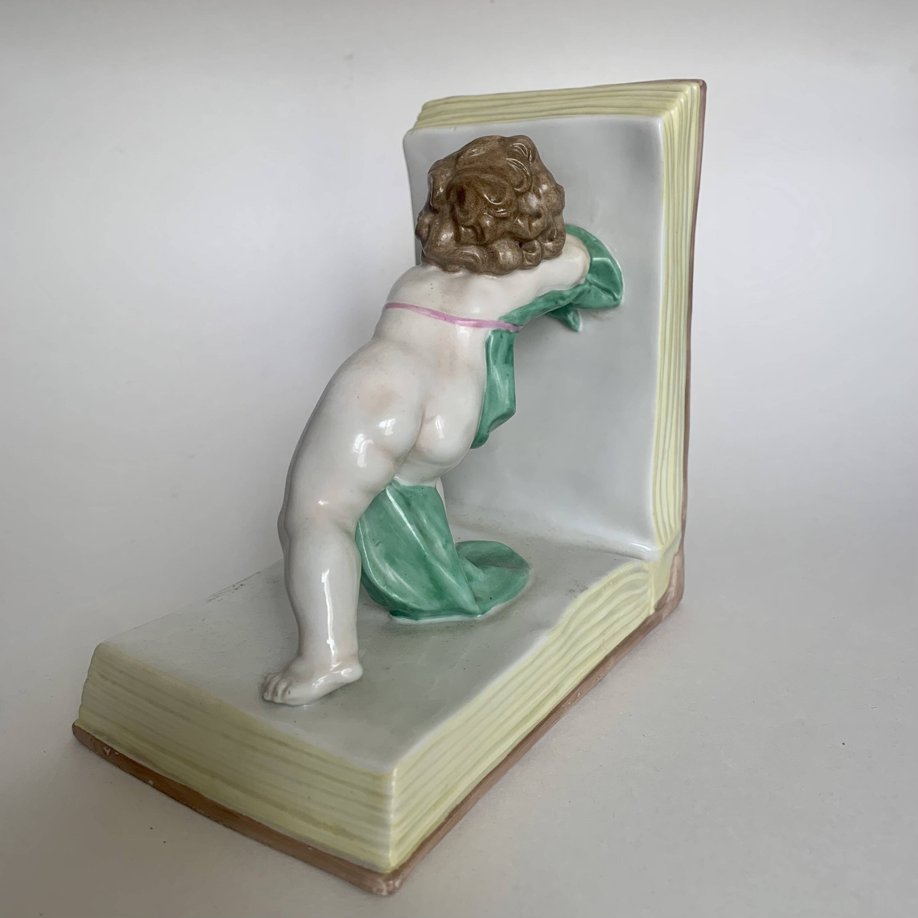 Porcelain Bookend  Scheibe-Alsbach, Germany