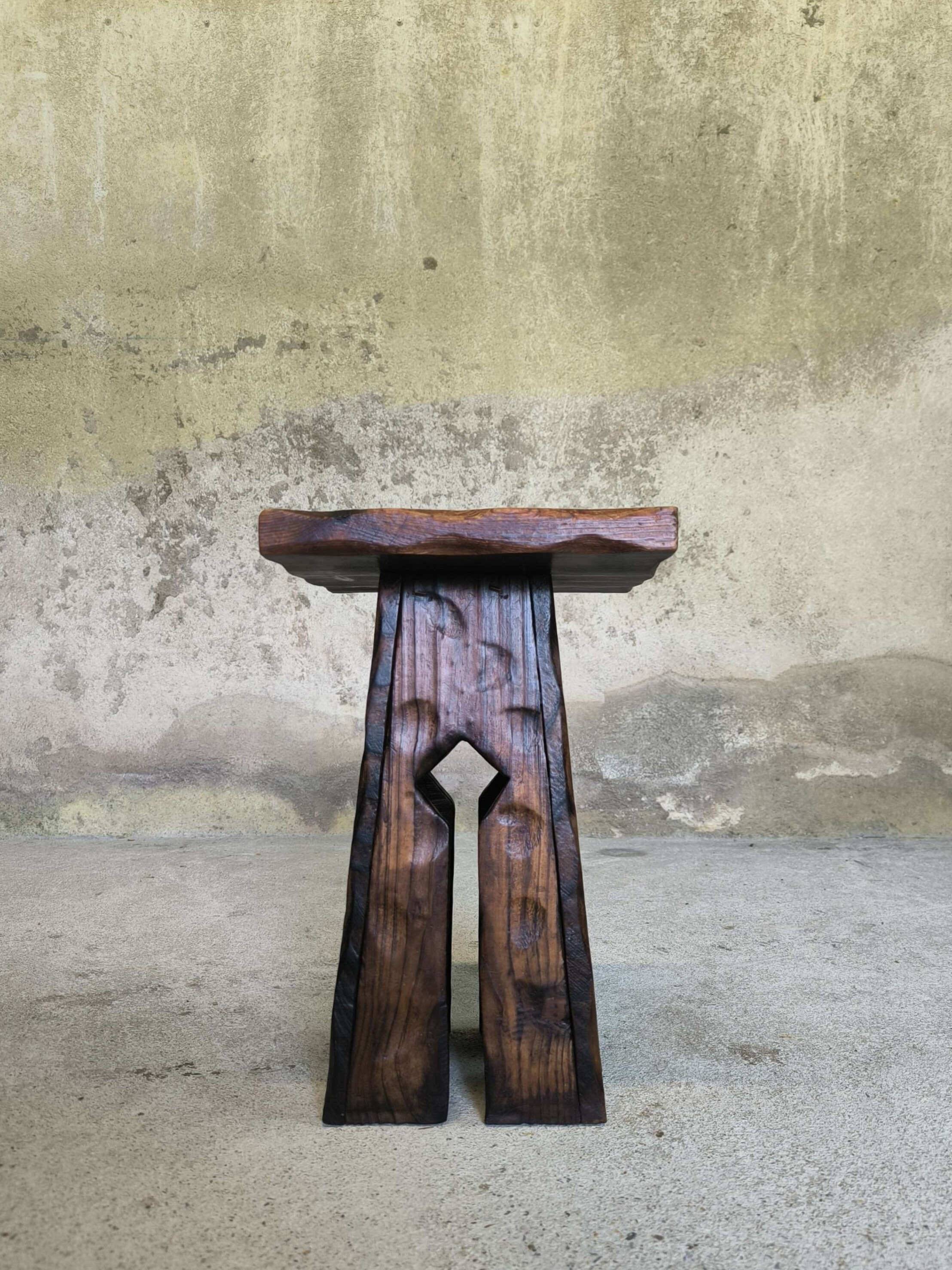 Vintage wooden stool