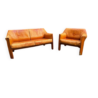 Canapé & armchair CAB415 by Mario BELLINI for CASSINA