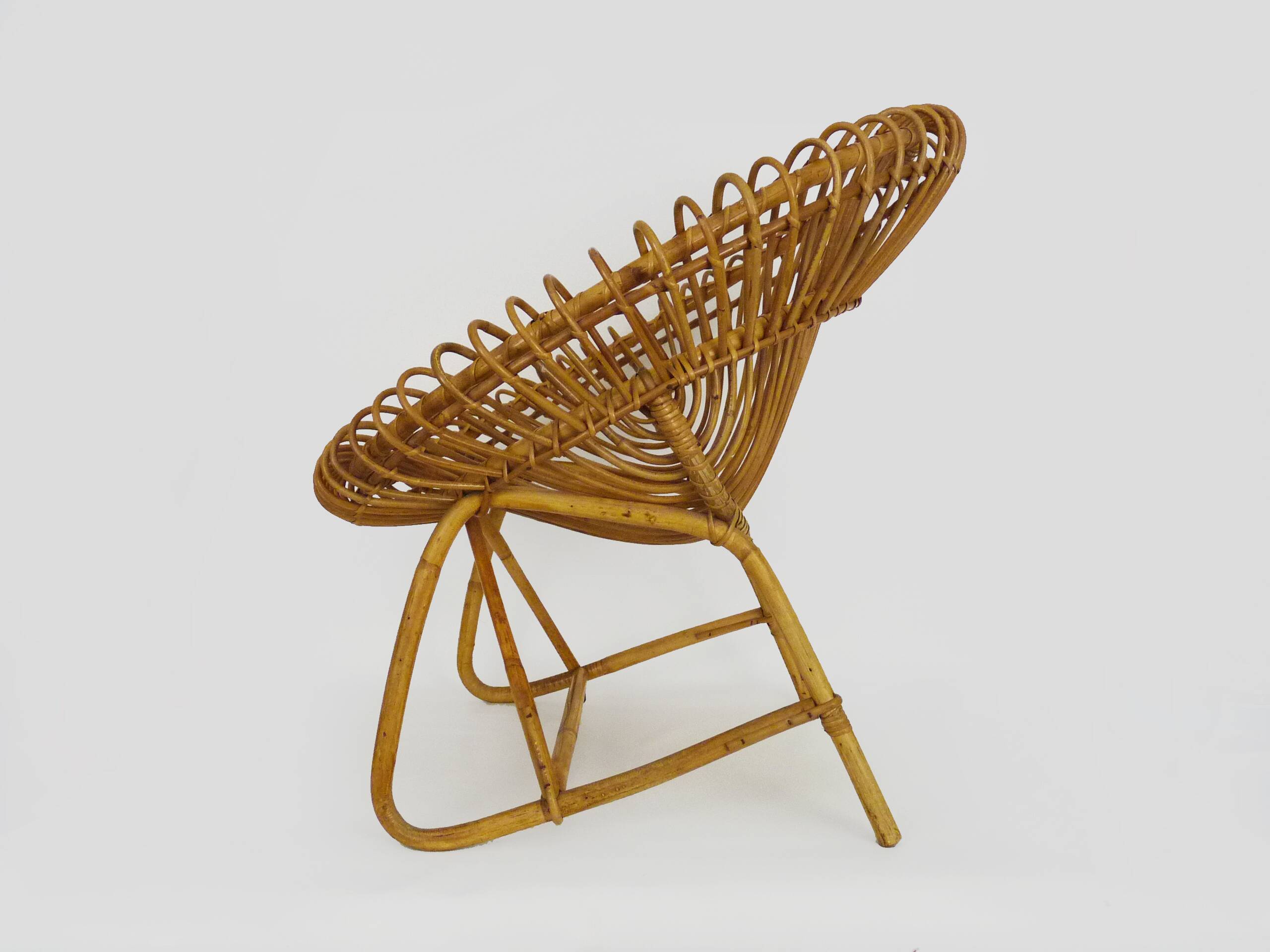 vintage rattan armchair from the 60s