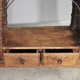 Ancient Indian library made of teak wood