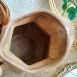 Hexagonal pitcher in morvan flamed sandstone - vintage