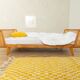 Timeless bed with beech wood and Viennese cane