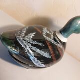 Ceramic duck emptier by Michel Caugant