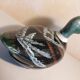 Ceramic duck emptier by Michel Caugant