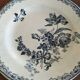 8 iron earthenware plates (St Amand Hamage HB & Cie Sarreguemines Digoin)