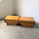 Paire de chevets en orme Maison Regain