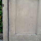 Old glazed door 211.5x105.5cm and its entrance door frame.