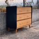 Commode pieds compas 1960