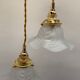 Vintage glass lamp