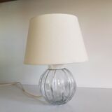 Lamp glass ball blown mathias vintage