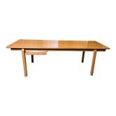 Restored 1950 oak coffee table