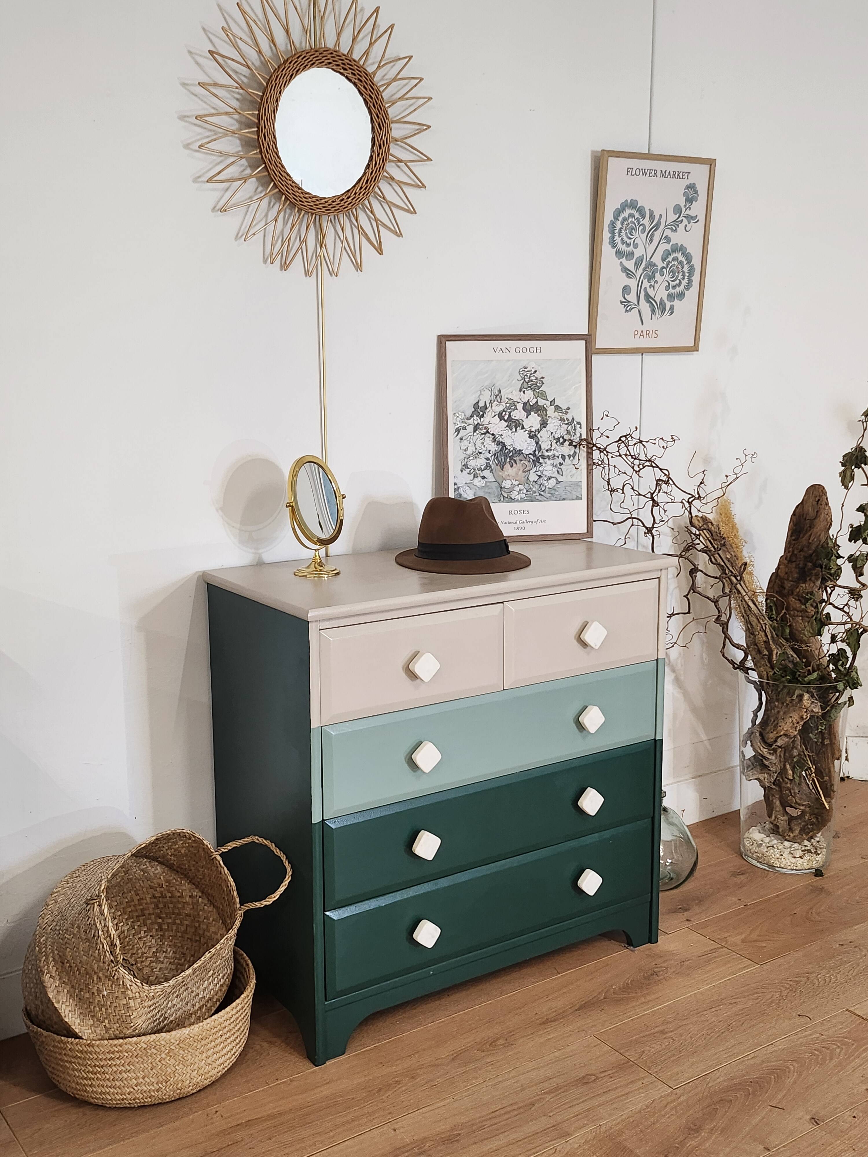 Spring commode 3 colours