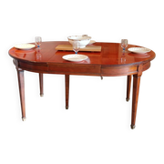 Table de salle à manger en bois exotique