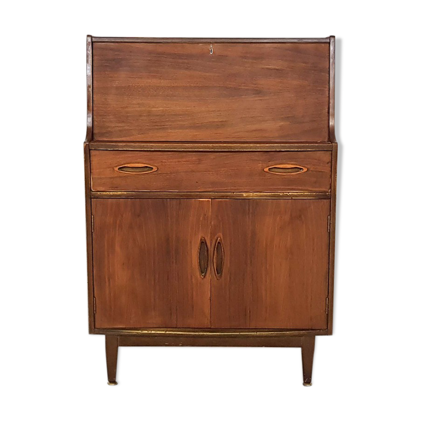 Small teak vintage desk