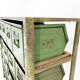 Vintage industrial cabinet, 20 iron drawers, wooden top, 1950's