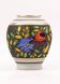 Large porcelain vase H. Becquet floral