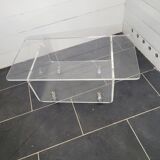 Plexiglas coffee table from the 70s
