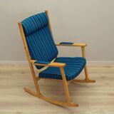 Rocking chair en chêne, design danois, années 1970, designer : Kurt Østervig, fabricant : Slagelse