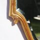 Deknudt, Vintage golden mirror Louis XV style   48x93cm