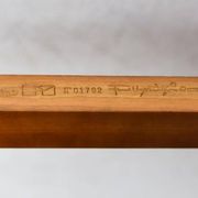 Table Frank Lloyd Wright ‘608 Taliesin’ + four Mackintosh chairs “309 Ingram”