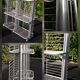 Art Deco shelf, aluminum