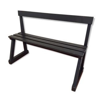 Bench church, oak, anthracite