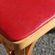 Suite de 4 chairs Bistro Baumann 60s No. 12 red skai (very good condition)