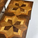 Tables basses en marqueterie (ensemble) 19e siècle