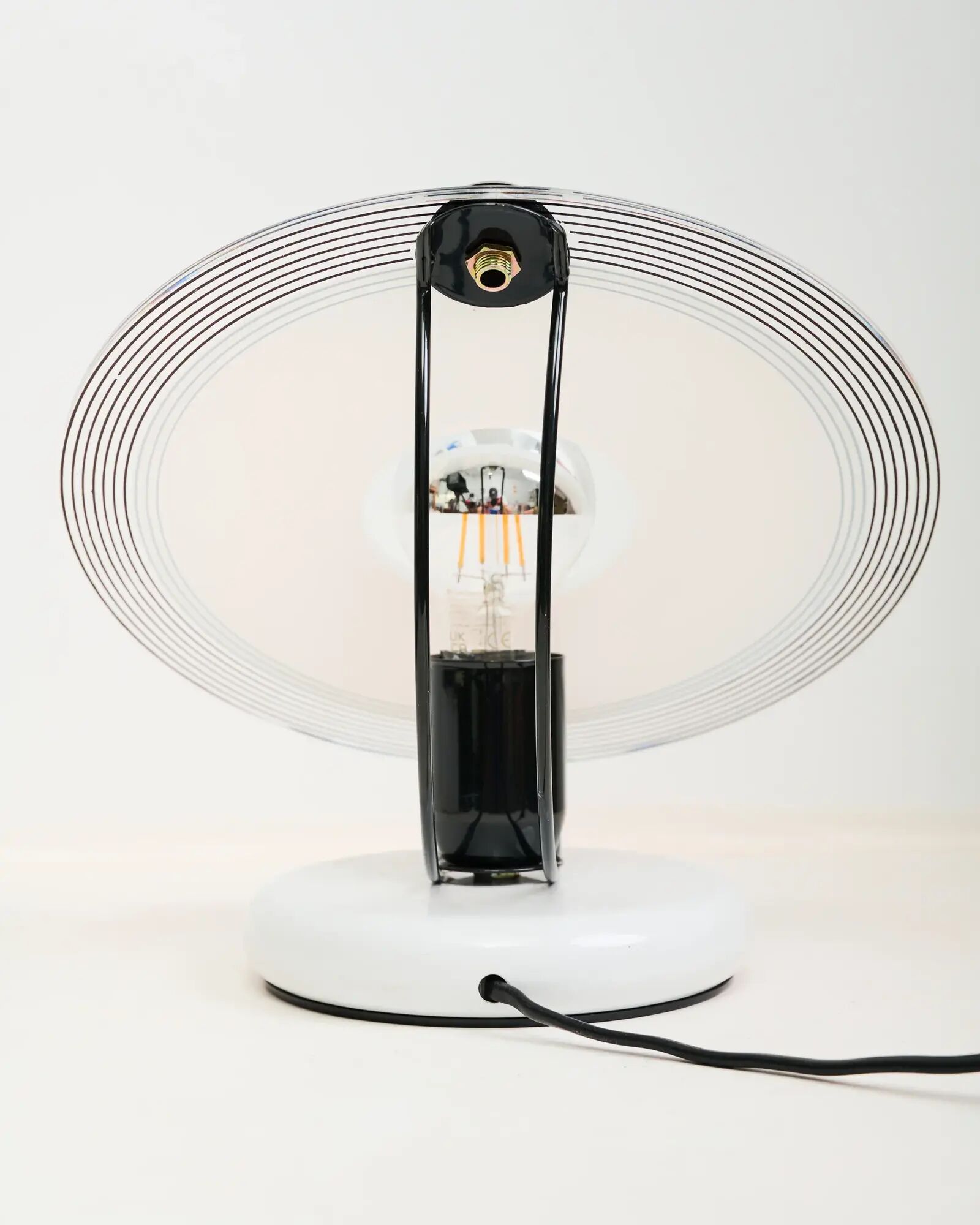 Table lamp "Disque", Toffoli, Italy, 1980s