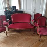 Salon complet style Louis XV, restauré
