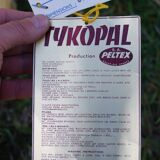 Carpet, batch of 2 descents of acrylic bed Vintage Peltex from the 70s.