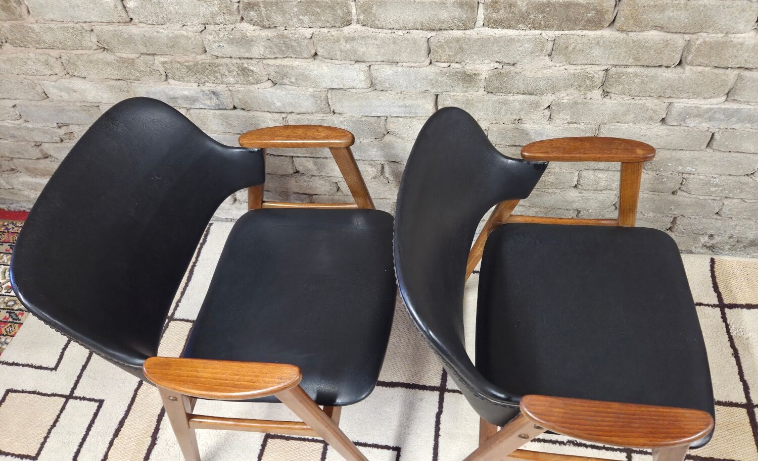 Pair of armchairs by Cees Braakman for Pastoe 1960