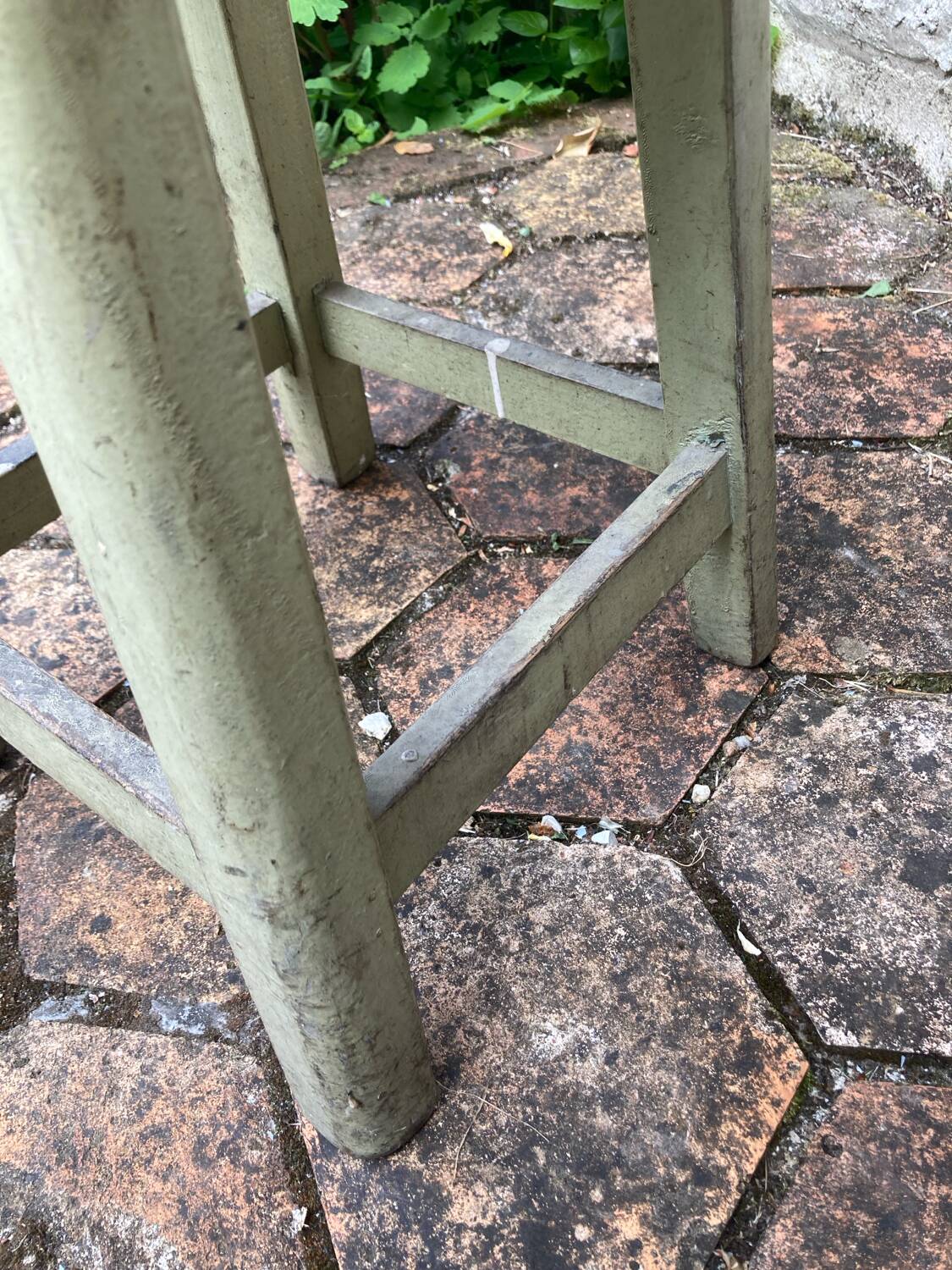 Vintage workshop stool