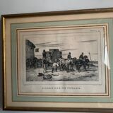 Caleche engraving