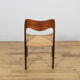 Chaises de salle à manger en palissandre modèle 71 de Niels Moller de J.L. Møllers, années 1960, ensemble de 4.