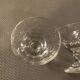 Verre à liqueur à facette Napoléon 3