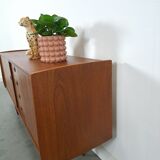 Teak veneer sideboard with drawers from Sweden