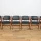 Mid Century Armchairs by Arne Vodder, 1960s, Set of 6