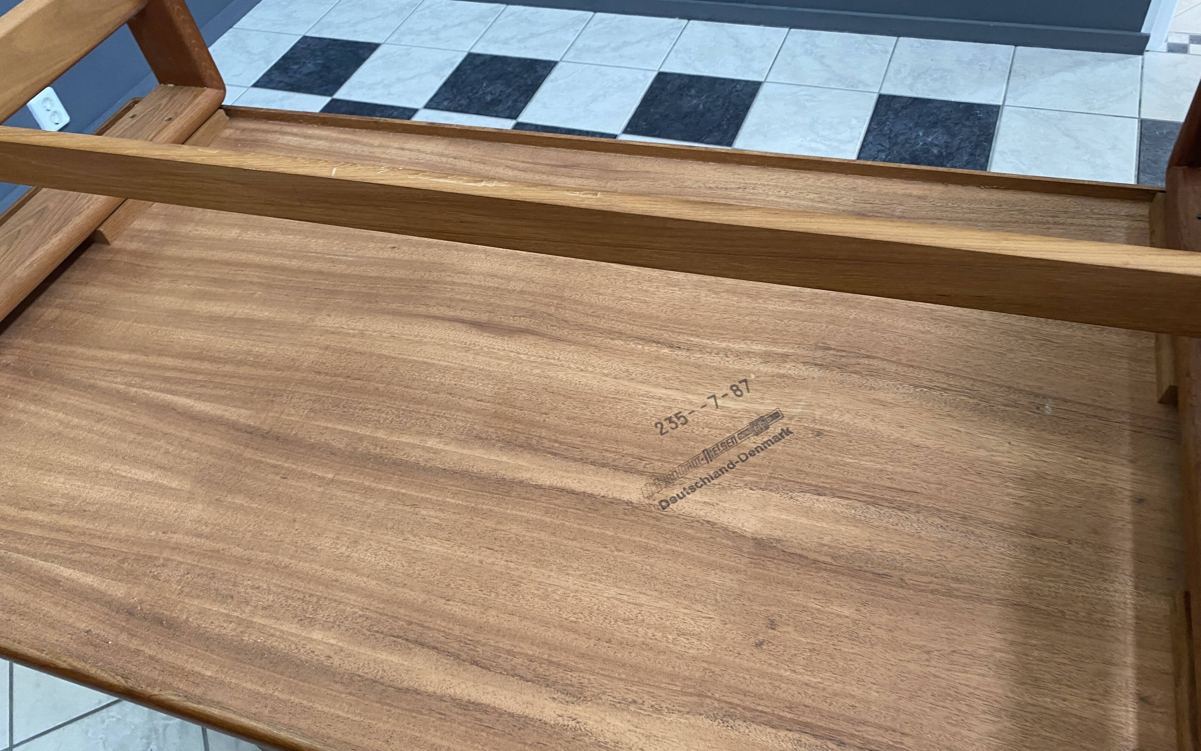 Teak coffee table by Burchardt Nielsen Denmark 1960