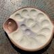 Large oyster dish in the shape of fish model Copenhagen by Longwy france old and collector
