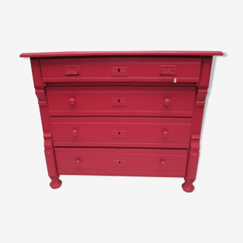 Danish pine chest of drawers redesigned