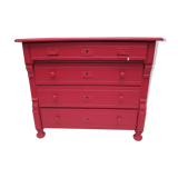 Danish pine chest of drawers redesigned