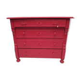 Commode en pin danoise relookée